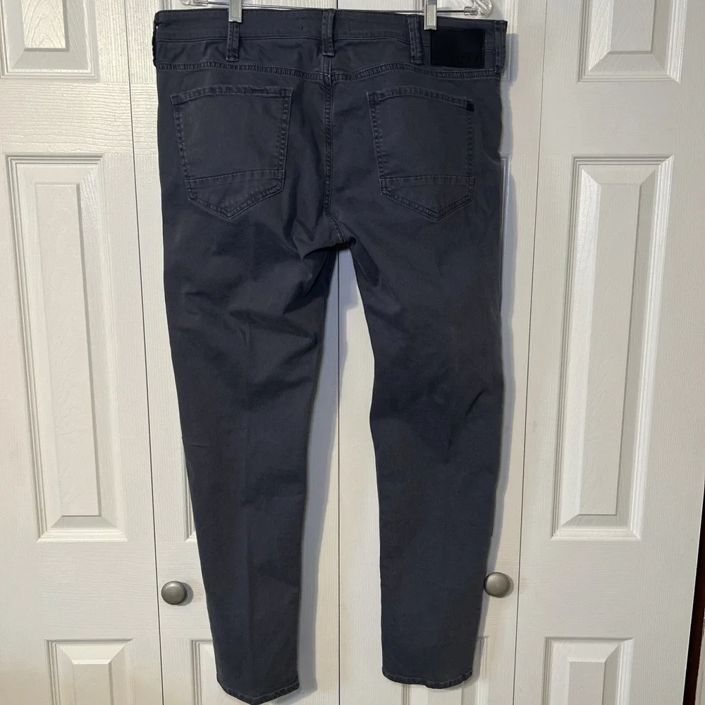 Mavi James Skinny Leg Dark Blue/Gray Stretch Men's Denim Jean Pants Size 38x32 - Picture 11 of 11